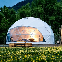 Cadre en acier personnalisé extérieur transparent bulle tente dôme tente de glamping