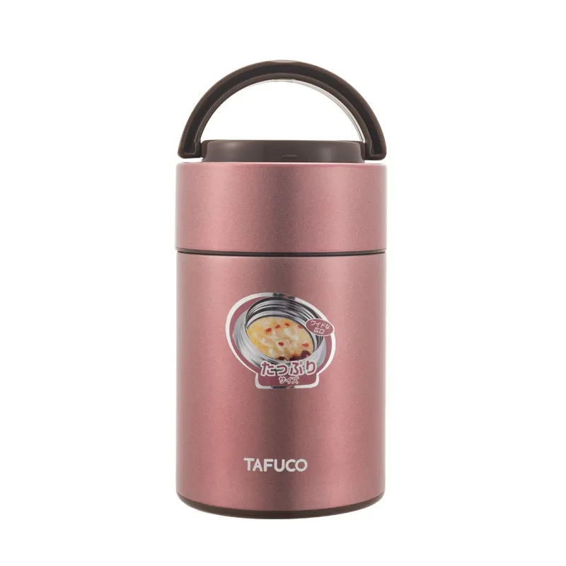 Portable Double Paroi En Acier Inoxydable Isolation Thermos Déjeuner Stockage Des Aliments Réchauffeur Flacon