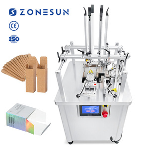 Machine semi-automatique de formage, d'érection, de pliage et d'emballage de boîtes en carton pour cosmétiques et soins de la peau ZONESUN ZS-SFEM01 - Product Image 1