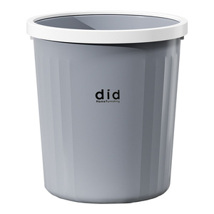 Large Capacity Household Trash Can Cylindrical Indoor Waste Bin For Living Room Kitchen Bedroom Bathroom Office Dormitory - Product Image 5