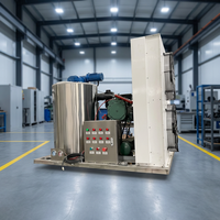 Máquina de Hielo en Escamas Haiyue de 2 Toneladas y 3T, Máquina Comercial para Hacer Hielo en Escamas, Máquina Industrial para Hacer Hielo en Escamas para la Conservación del Pescado