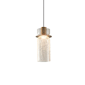 Phong Cách Hiện Đại Thủy Tinh Nhỏ <span class=keywords><strong>LED</strong></span> Mặt Dây Chuyền Đèn Sắt Đứng Bao Gồm Trong Nhà Khách Sạn Bar Phòng Ăn Đèn Chùm Đèn Mặt Dây Chuyền - Product Image 3
