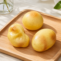 Jouet Squishy en forme de petite pomme de terre moulable, texture huile de coco et vaseline, jouet anti-stress tendance et mignon en forme de pomme de terre à presser