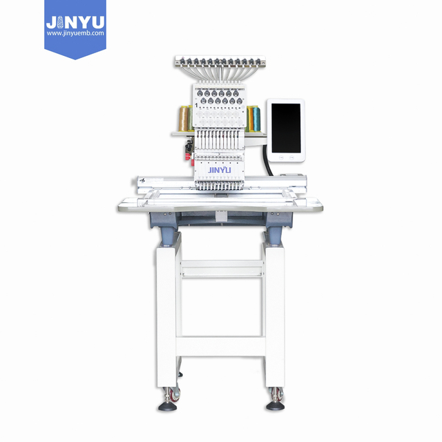 JINYU Design Making Embroidery Machinery Single Head 10/15 Needles Household Multifunction Sewing Machine With 10" Touch Screen