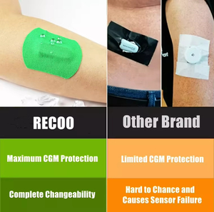 Parches de Sensor CGM para Niños con Diseños Coloridos de Recoo OEM, Divertidos, Impermeables, Transpirables, de Larga Duración, de Algodón y Elastano, para <span class=keywords><strong>Glucosa</strong></span> - Product Image 4