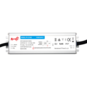 Transformador de Corriente para Tiras LED EMC de Alta Eficiencia de 150 W, 170-264 VCA-CC12 V 24 V 48 V, IP67, Impermeable, CV, Fuente de Alimentación LED Única - Product Image 2