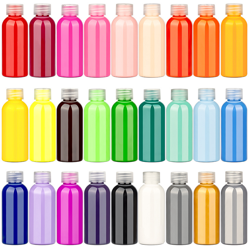 60ml Acrylic Bottle Paint, Non Toxic Acrylic Paint No Fading Rich Pigment for Kids Adults Artists Canvas Crafts Painting