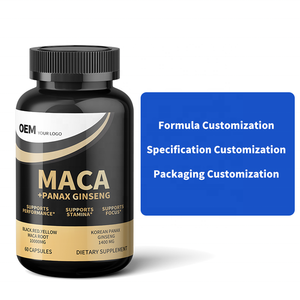 Cápsulas OEM Maca Man Power Plus, Cápsulas de Extracto de Ginseng Rojo, Fórmula y Empaque Personalizados, Ventaja de Costo al por Mayor y Suministro Estable - Product Image 2