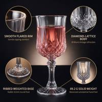 Verre à shot vintage en cristal, mini gobelet diamant, classique, personnalisable, 60 ml, style américain, pour vin, whisky, eau