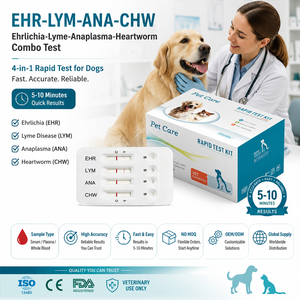 Kit de Prueba Combinada de Alta Precisión EHR/ANA/<span class=keywords><strong>BAB</strong></span> Ab 3 en 1, Prueba <span class=keywords><strong>R</strong></span>ápida para Garrapatas y Parásitos Sanguíneos Caninos, Kit de Diagnóstico <span class=keywords><strong>R</strong></span>ápido para Perros con Certificación CE - Product Image 4
