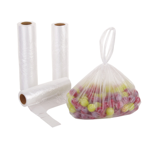 Rolling T-shirt Packaging bag manufacturer supply 100% biodegradable pla/pbat plastic grocery/supermarket