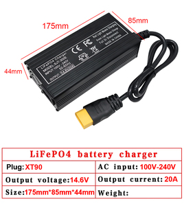 14.6V 20 110-220V 4S <b>12V</b> for Lithium Iron Phosphate <b>Battery</b> Pack XT60 XT90 Alligator Clip Smart 14.6V20A <b>Battery</b> Charge - Product Image 4
