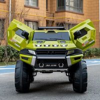 Voiture électrique pour enfants Super Powerwheels, 4 roues, en plastique, 2 places, à piles, pour que les enfants conduisent