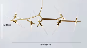 Gran oferta, candelabro de rama de árbol nórdico, decoración de sala de estar, luz colgante LED industrial creativa - Product Image 5