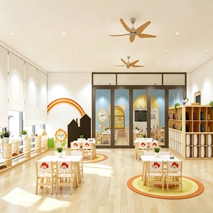 Décoration personnalisée pour maternelle, bibliothèque en bois pour centre d'apprentissage et de lecture en classe, idéale pour la décoration de magasin. - Product Image 6