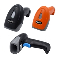 Escáner de Códigos de Barras NORGEE QR 1D/2D Inalámbrico USB Portátil para Supermercado con Sensor CMOS y Velocidad de Escaneo de 2.5ms