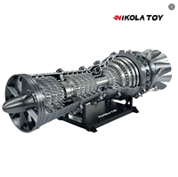 Modèle mobile fini NikolaToy GE-J79, moteur turbojet militaire avec emballage d'origine, à partir de 14 ans