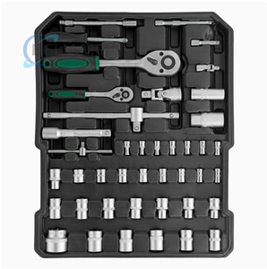 Caja de Herramientas con Ruedas, 799 Piezas, Estuche de Aluminio Anticolisión, Kit de Herramientas para Reparación de Automóviles con Llaves Combinadas y Destornilladores - Product Image 1