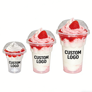 Vasos Desechables Transparentes de PP de Pared Simple de 90 mm para Helado, 10 oz, 12 oz, 16 oz - Product Image 2