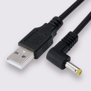 Cantell <span class=keywords><strong>USB</strong></span> a DC 4,0X1,7mm <span class=keywords><strong>Jack</strong></span> Cable de alimentación DC Cable de carga para enrutador PSP1000 2000 3000 - Product Image 1
