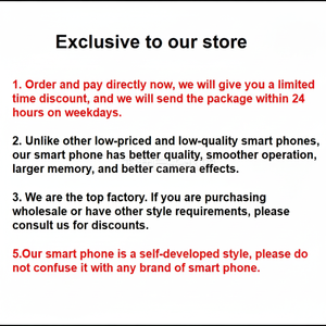 โทรศัพท์มือถือเวอร์ชันเต็มหน้าจอ12GB โทรศัพท์เล่นเกมแอนดรอยด์10.0ปลดล็อกด้วยใบหน้าสมาร์ทโฟน24 + 48MP 7.3นิ้ว - Product Image 1