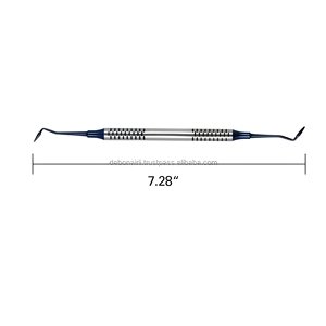 Ensemble d'instruments de restauration dentaire professionnels en titane bleu, outils de remplissage composite, fournisseur en gros - Product Image 4