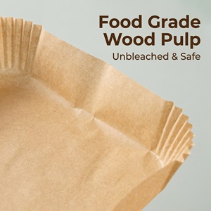 <span class=keywords><strong>Fogli</strong></span> di Carta da Forno Rettangolari Monouso da 8,5 Pollici Antiaderenti Resistenti al Calore <span class=keywords><strong>per</strong></span> <span class=keywords><strong>Friggitrice</strong></span> <span class=keywords><strong>ad</strong></span> <span class=keywords><strong>Aria</strong></span>, Forno e Preparazione di Biscotti e Pane - Product Image 3