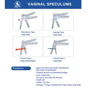 Promosi plastik ukuran S M L spekulum vagina tipe Spanyol sekali pakai - Product Image 6