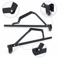 Charnière télescopique noire en gros avec roulettes pour canapé-lit convertible – Quincaillerie métallique pour l'installation de canapés-lits