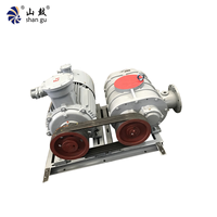 Blower Industri Tiga Lobus Tekanan Tinggi Bermotor Listrik AC Besi Cor 220V 50Hz OEM Dapat Disesuaikan