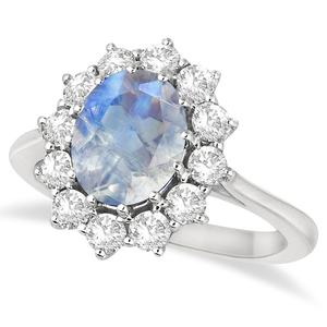 Bague de fiançailles en argent sterling 925 de haute qualité en pierre de lune arc-en-ciel 9x7mm en forme d'ovale naturel CZ Stone <span class=keywords><strong>Occasion</strong></span> de mariage - Product Image 2