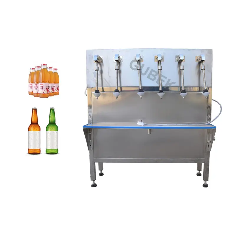 Power free negative pressure series filling machine equipment for liquid