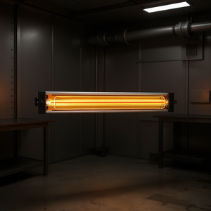 Lampe de séchage infrarouge D0100HRXFDP 3000W 110V, zone de cuisson 47,2x39,3 pouces carrées, éclairage de chauffage pour cabine de peinture, séchage automobile - Product Image 2