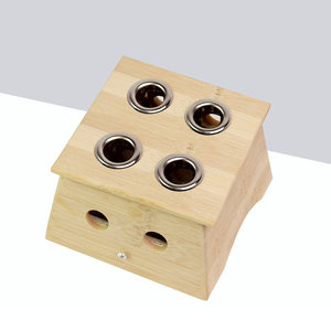Caja <span class=keywords><strong>de</strong></span> Moxibustión <span class=keywords><strong>de</strong></span> Madera <span class=keywords><strong>de</strong></span> 4 Orificios, Soporte <span class=keywords><strong>de</strong></span> Moxa Resistente al Calor para <span class=keywords><strong>Terapia</strong></span> Profesional - Product Image 2