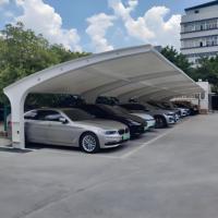 Abri de parking en acier ou en aluminium pour les marchés extérieurs, également utilisé comme auvent, auvent et pare-soleil