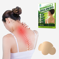 Patch anti-douleur rapide pour les vertèbres cervicales, service OEM, patch anti-douleur musculaire du cou à l'armoise, patch transdermique naturel à base de plantes