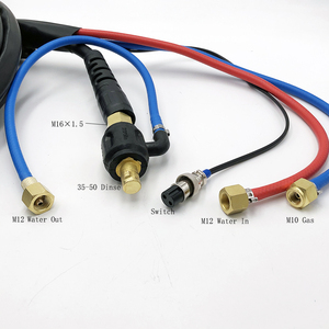 Hoàn Chỉnh 4M 13 Feet Với Dinse 35-50 Kết Nối Nước Và Điện Riêng Biệt <span class=keywords><strong>WP</strong></span>-<span class=keywords><strong>18</strong></span> <span class=keywords><strong>WP</strong></span> <span class=keywords><strong>18</strong></span> Nước Làm Mát Bằng <span class=keywords><strong>tig</strong></span> Hàn Ngọn Đuốc - Product Image 5