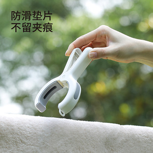 FaSoLa Windproof Clothespins 14.5x10x2 Cm White Durable Outdoor Drying Clips For Quilts Sheets - Product Image 3