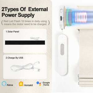 الستائر الرومانية الملونة ، تعتيم المحرك عن بعد ، أعمى روماني بمحركات لغرف النوم - Product Image 4