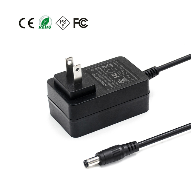 Wall Mounted 12v2a Dc Power Adapter 5.5x2.1mm EU US AU UK Plug 24W 12v 2amp Power Supply for CCTV