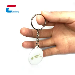 Customized NFC Keychain Facebook Instagram Google NFC Key Tag NTAG 213 NFC Review Keychains