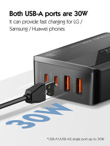 LDNIO A4809C produits tendances 2023 nouveaux arrivages Table de <span class=keywords><strong>Restaurant</strong></span> chargeur de téléphone portable Table de chevet bureau chargeur Multiple <span class=keywords><strong>GaN</strong></span> - Product Image 5