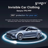 Film de protection de peinture PPF TPU auto-réparant sur mesure, transparent mat, rouleau de film de protection de voiture TPH PPF, film de protection pour voiture