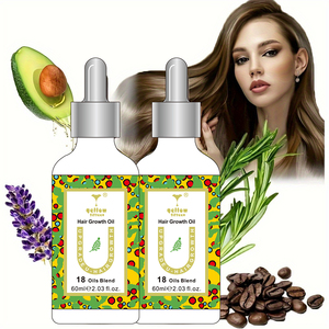 Serum Pertumbuhan Rambut Anti-Rontok 7 Hari Kunyit & Minyak Argan Perawatan Organik Bernutrisi - Product Image 4