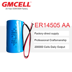 Batería GMCELL LiSOCl2 ER17505 de 3.6V 3500mAh de Litio Cilíndrica para Medidor de Electricidad - Product Image 2