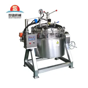 Industriële Bone Bouillon Soep Kip Koken Machine
