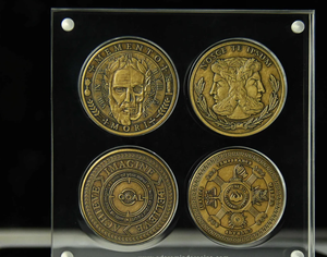 Estuche de exhibición de monedas personalizado RAY YI, caja de acrílico para monedas <span class=keywords><strong>Britannia</strong></span> con exhibición magnética de acrílico - Product Image 2