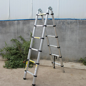 Escaleras Escalera Extensión Telescópica Apartamento moderno <span class=keywords><strong>Lidl</strong></span> Aluminio Retráctil Plegable 3,8 M/4M/4,4 M/5M/5,8 M/6,2 M - Product Image 5