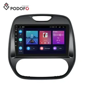 Podofo 9'' Car Stereo Autoradio Android 11 Carplay Android Auto GPS RDS HIFI with AHD Camera For Renault Captur 2015-2017