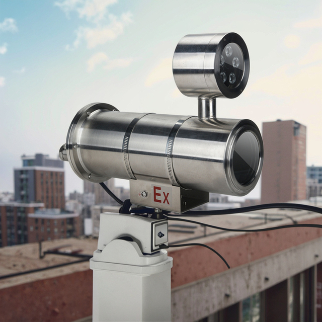 304 316 CCTV VIDEO Explosion Proof 4g Security  Camera IP66 PTZ CAMERA 400w 2k 4k